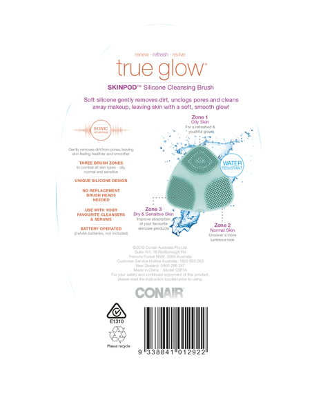 True Glow SKINPOD™ Silicone Cleansing Brush