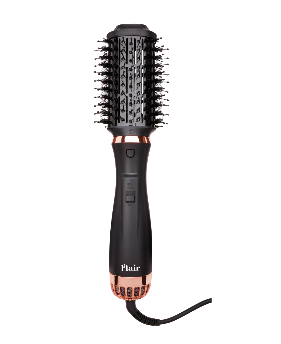 Hot brush deals blow dryer