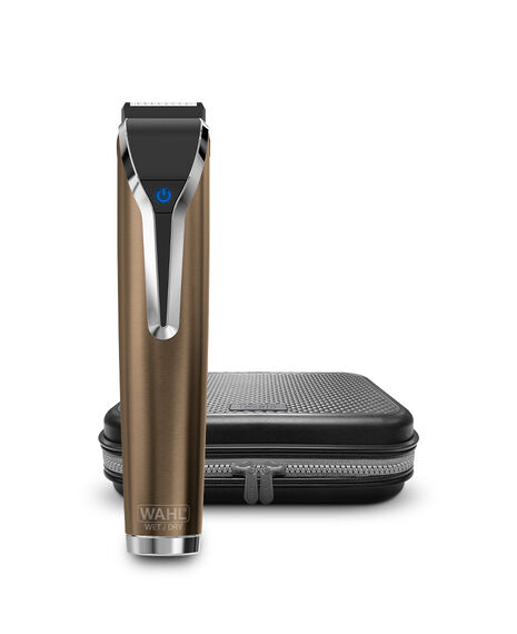 Waterproof Lithium-Ion Stainless Steel Grooming Kit with Bonus Storage Case - Bronze