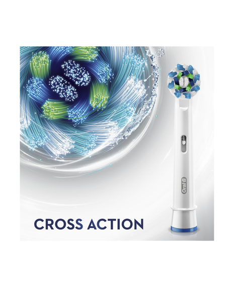 CrossAction Electric Toothbrush Replacement Brush Head Refills 2 Pack