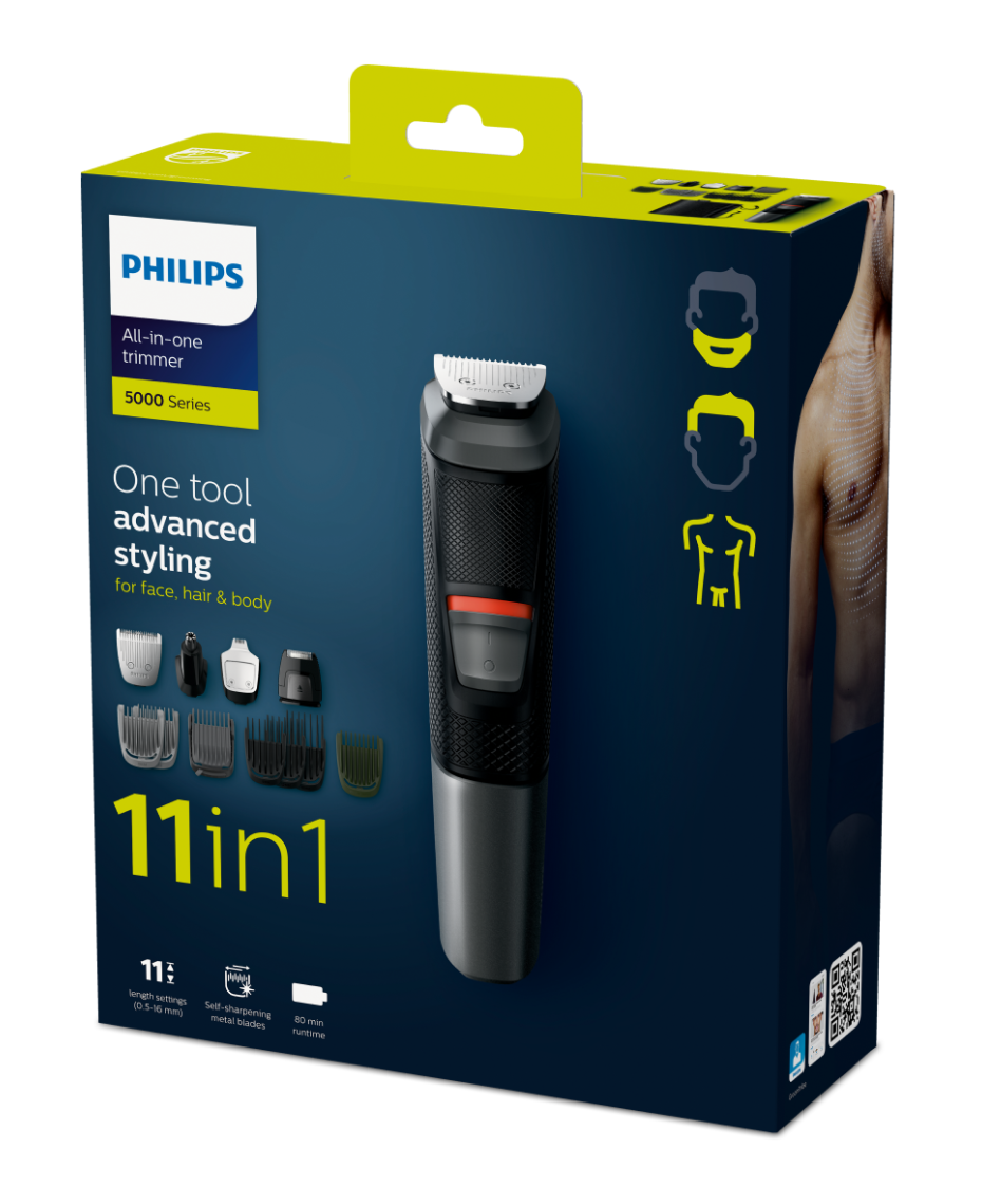 Philips Multigroom Series 5000 11 in 1 Face Hair and Body