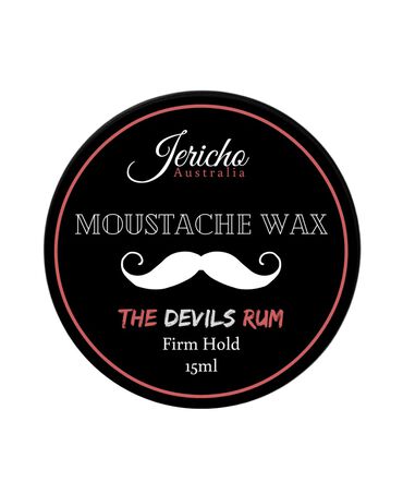 The Devils Rum Moustache Wax - 15mL