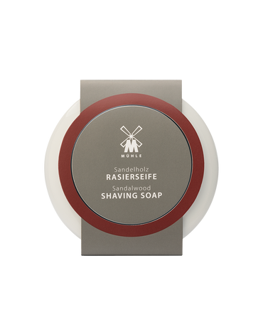 Shaving Soap in Porcelain Bowl - Sandalwood 65g