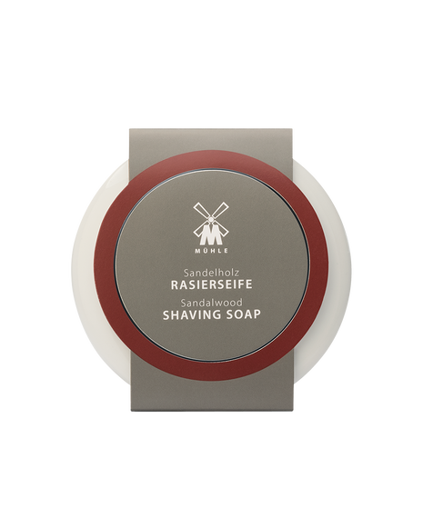 Shaving Soap in Porcelain Bowl - Sandalwood 65g