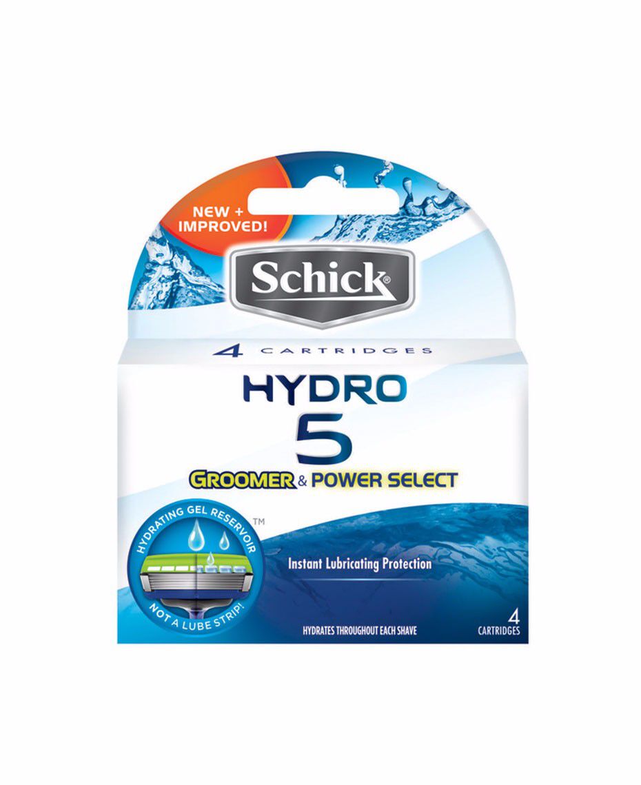 Schick Hydro 5 Groomer & Power Select Refills 4 Pack Shaver Shop