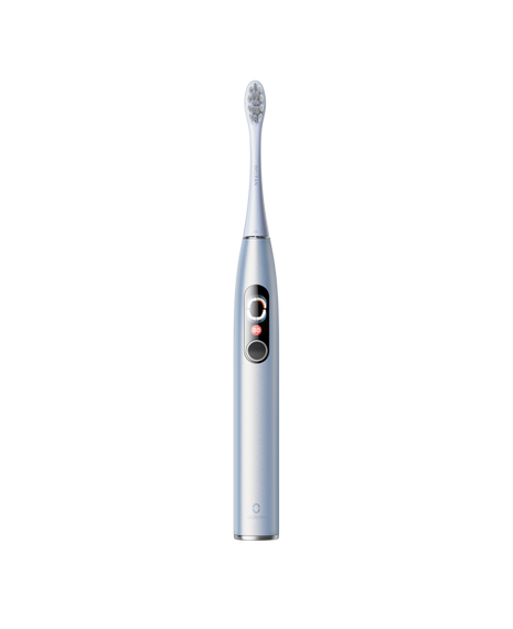 X Pro Digital S Sonic Electric Toothbrush - Silver with 4 Replacement Brush Head Refills