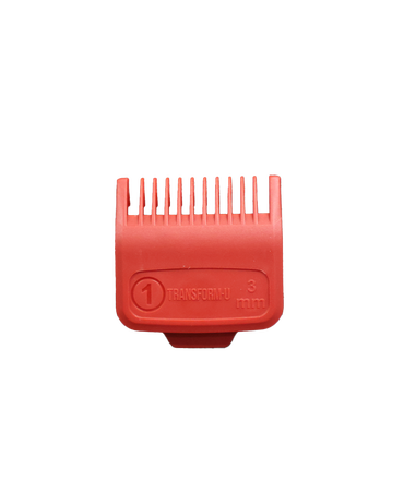 Magnetic Hair Clipper Guide Comb #1 - 3MM - Red
