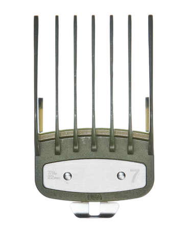 Hair Clipper Guide Comb #7 - 22MM - Dark Green