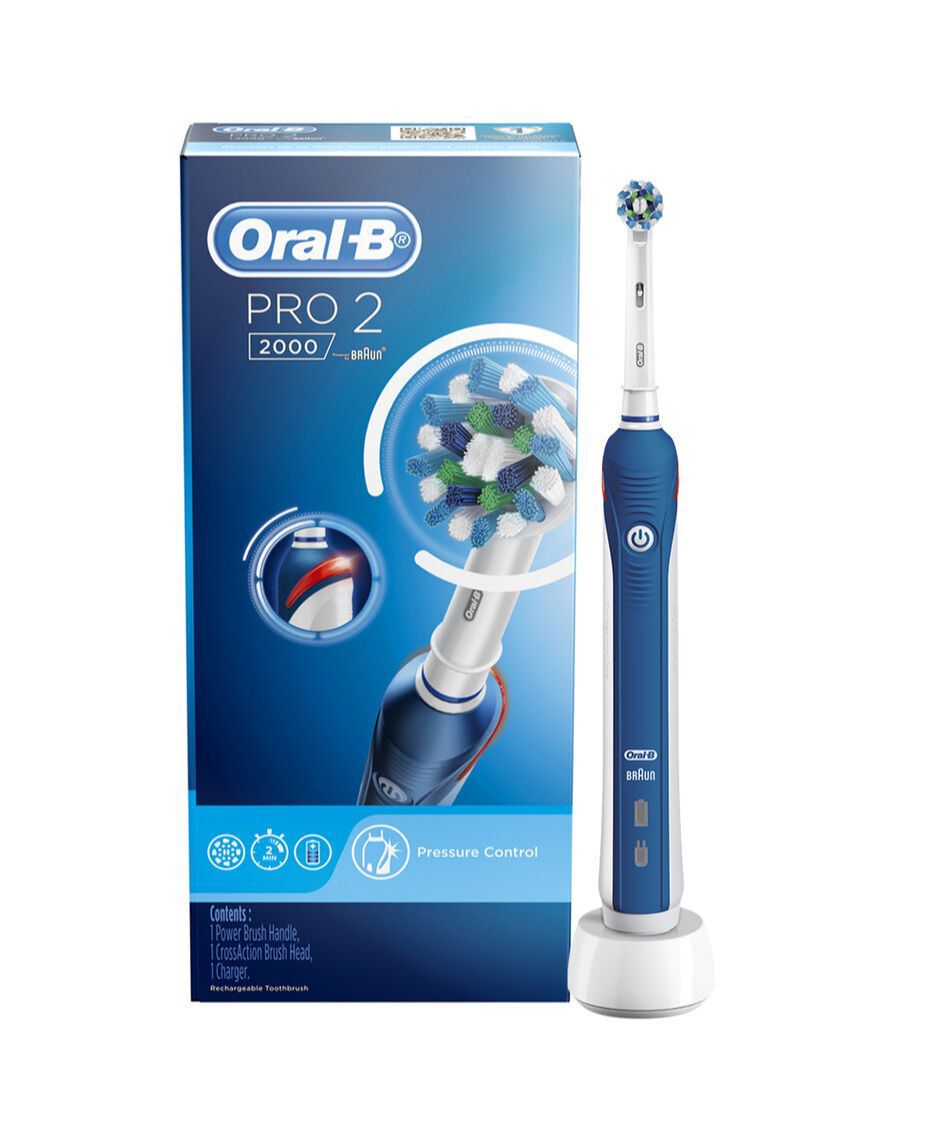 oral b electric toothbrush pro 2 2000