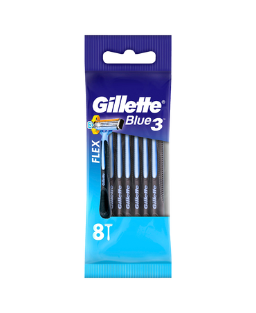 Blue 3 Razor 8 Pack
