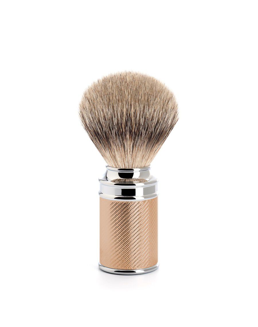 Muhle Silver Tip Badger Brush Rose Gold Shaver Shop