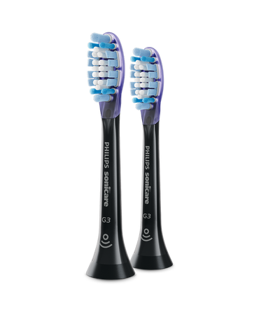 Sonicare G3 Premium Gum Care Brush Head Refills 2 Pack - Black