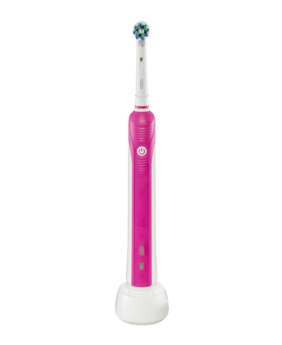 Pink oral b electric deals toothbrush