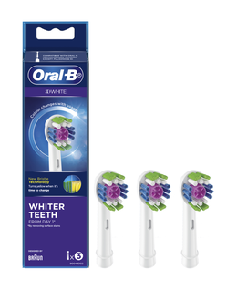 3D White Replacement Head Refills 3 Pack
