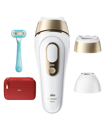 Silk-expert Pro 5 IPL Hair Removal Device with 2 Heads