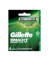Mach 3 Sensitive Blades Refill 4 Pack