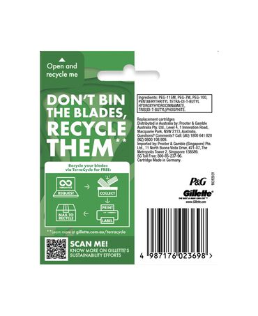 Fusion ProGlide 5 Flexball Razor Blades Refill 4 Pack