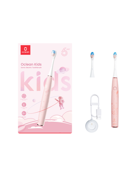 Kids Sonic Electric Toothbrush - Pink