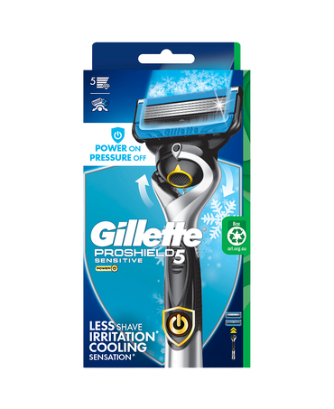 ProShield5 Chill Power Razor with Blades Refill 2 Pack
