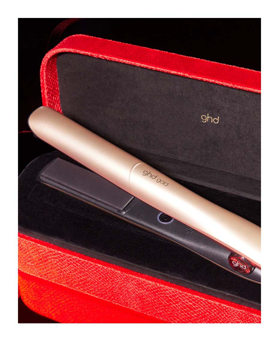 ghd® gold® professional hair straightener in champagne gold Shaver Shop