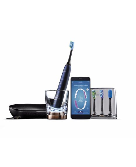 Sonicare DiamondClean Connected Luna Blue Premium Electric Toothbrush