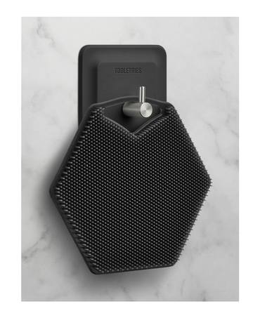 Body Scrubber & Hook | Charcoal