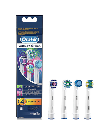 Variety Brush Head Refills 4 Pack