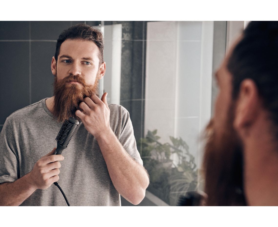 wahl beard straightening brush