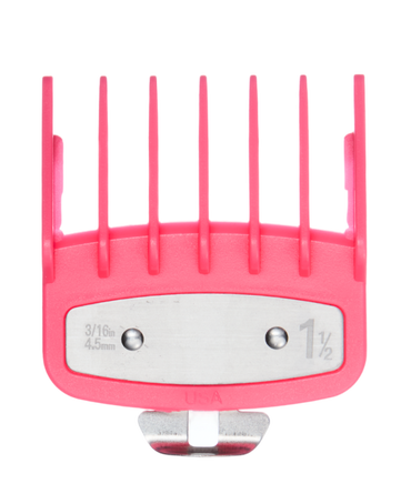 Hair Clipper Guide Comb #1.5 - 4.5MM - Pink