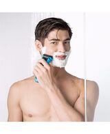 WaterFlex Wet/Dry Electric Shaver Blue with swivel head