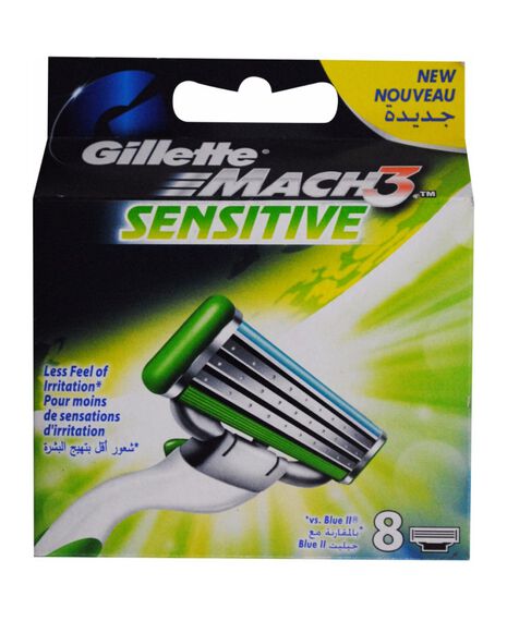 Mach 3 Sensitive 8 Pack Blades