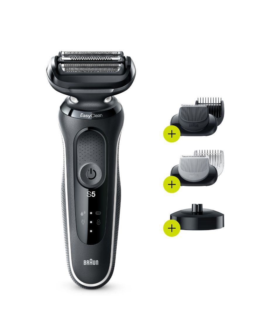 Braun Series 5 Easy Rinse Electric Shaver with Beard Trimmer