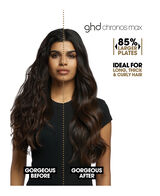 chronos max wide plate hair straightener