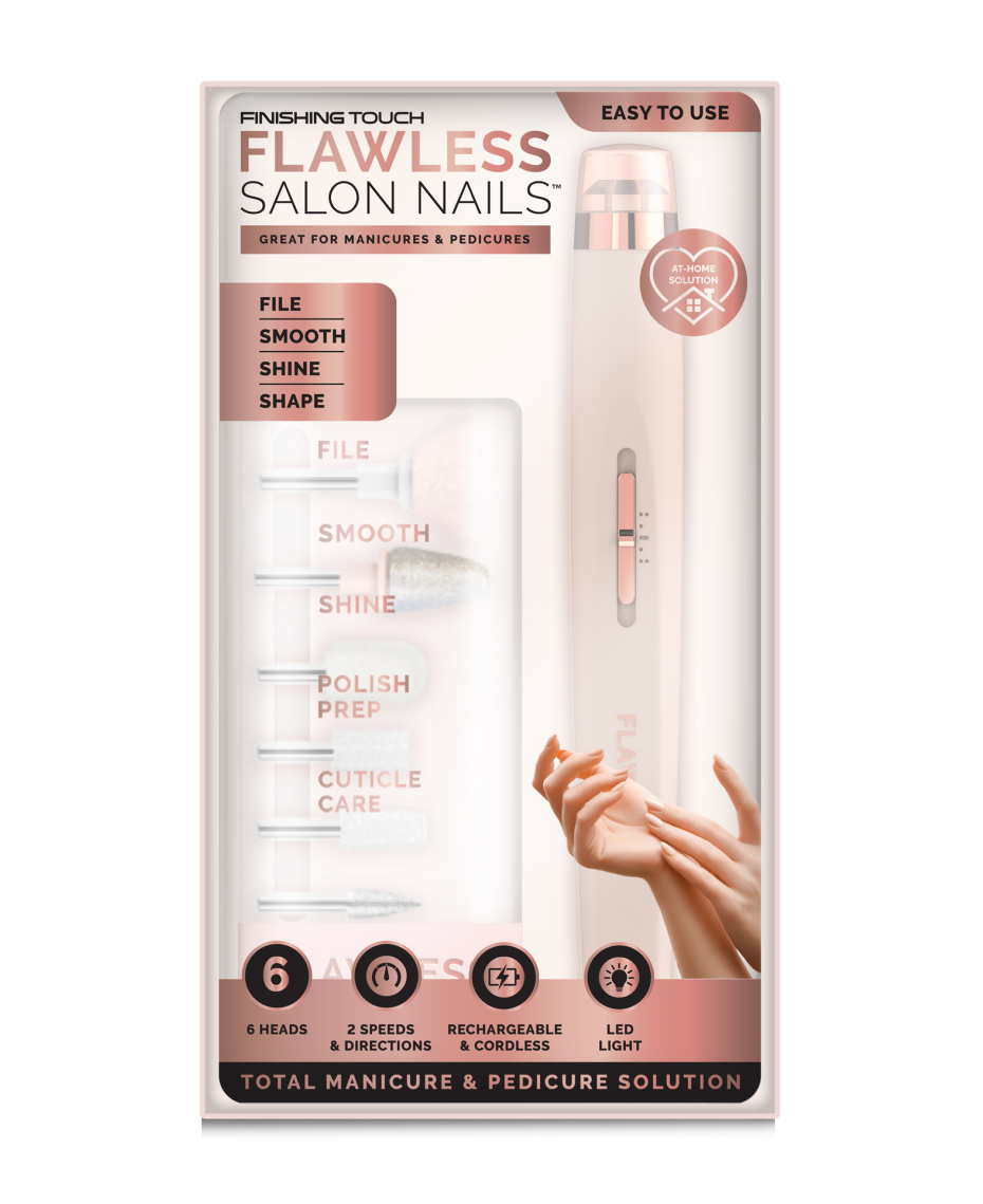 Finishing Touch Flawless Salon Nails Mani Pedi Nail Care System