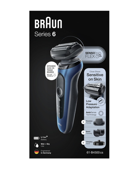 Series 6 Wet & Dry Electric Shaver with Beard Trimmer Head