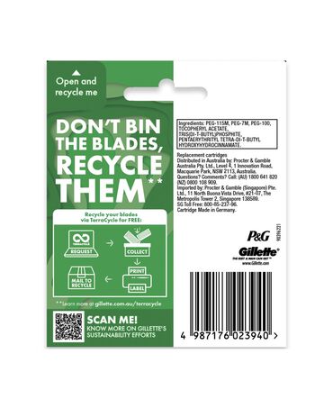 Fusion5 Power Razor Blades Refill 4 Pack