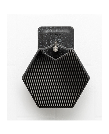 Body Scrubber & Hook | Charcoal