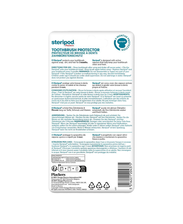 Toothbrush Protector 2 Pack - Peppermint