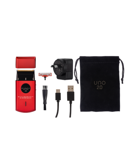 Uno Single Foil Shaver - Red