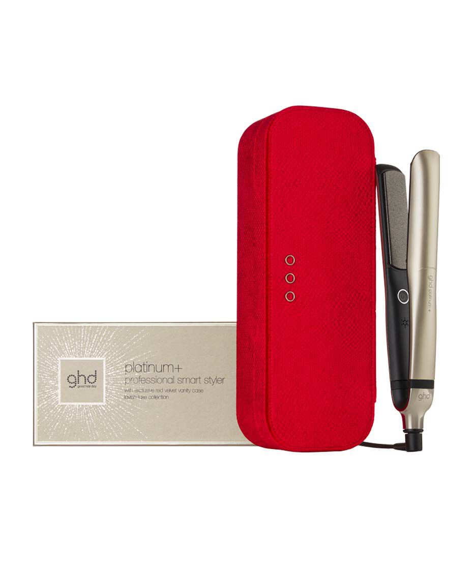 ghd platinum hair straightener in champagne gold Shaver Shop