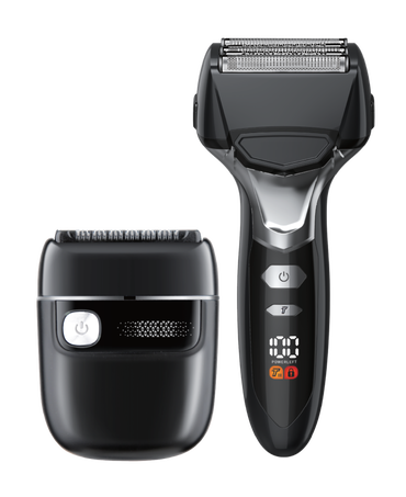 5 Blade Wet & Dry Electric Shaver & Travel Shaver Combo