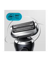 Series 7 Wet & Dry Electric Shaver with Precision Trimmer Head & Clean & Charge Station