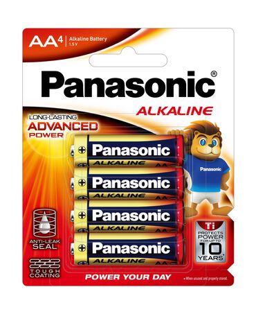 AA Alkaline Battery 4pk
