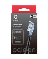 Ultra Clean Replacement Brush Head Refills 2 Pack - Black