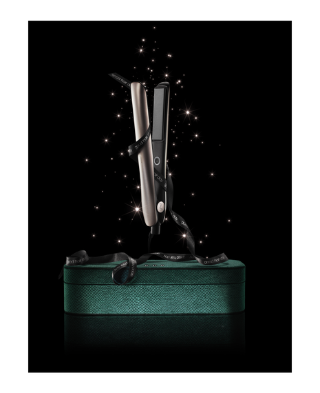 gold&reg; hair straightener in warm pewter