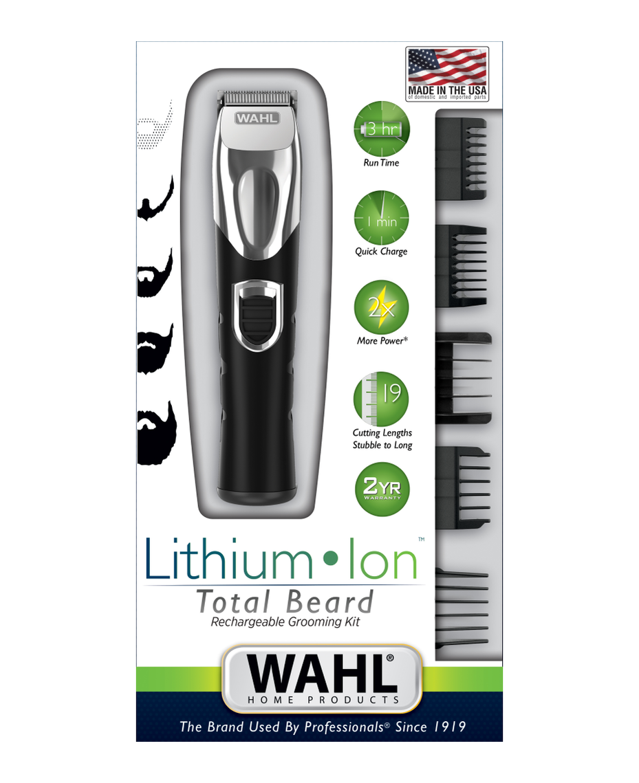 Wahl Total Beard Lithium Ion Trimmer Shaver Shop