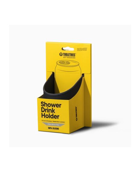 Shower Beer Holder | Charcoal