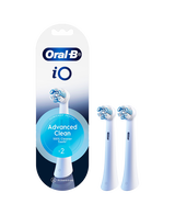 iO Advanced Clean Brush Head Refills 2 Pack - White