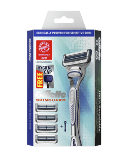 Skinguard Razor with Blades Refill 4 Pack