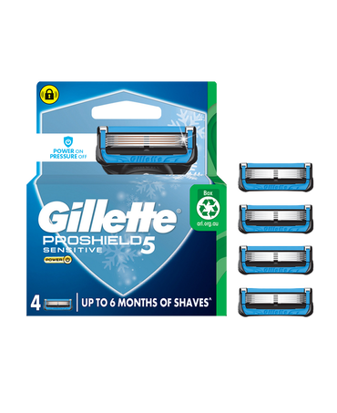 ProShield5 Chill Power Razor Blades Refill 4 Pack